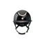 Charles Owen EQx Kylo Riding Helmet - Black Gloss/Rose Gold  Sparkly Wide Peak